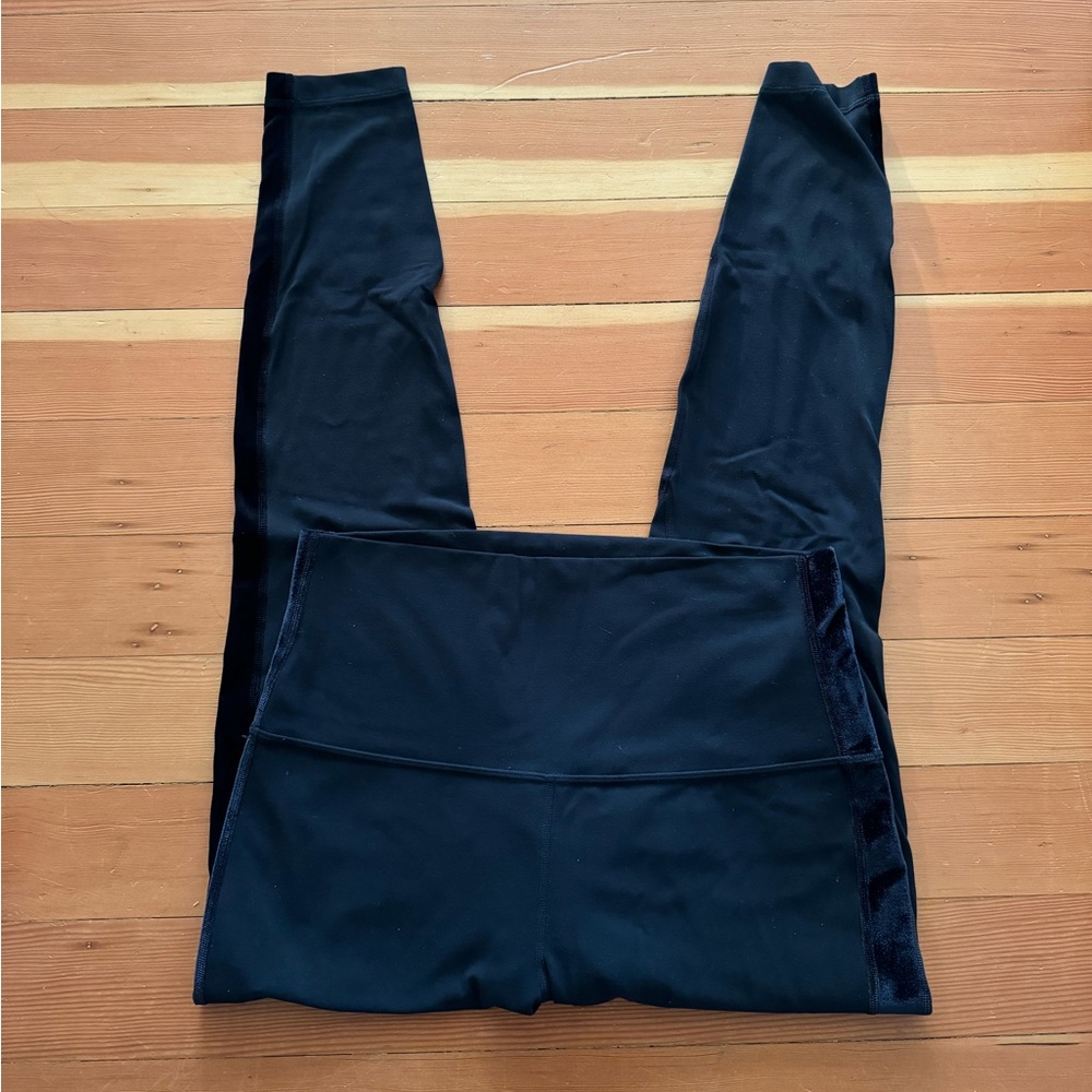 Lululemon Align Super High-Rise Velvet Pant 28" in Black Size 12